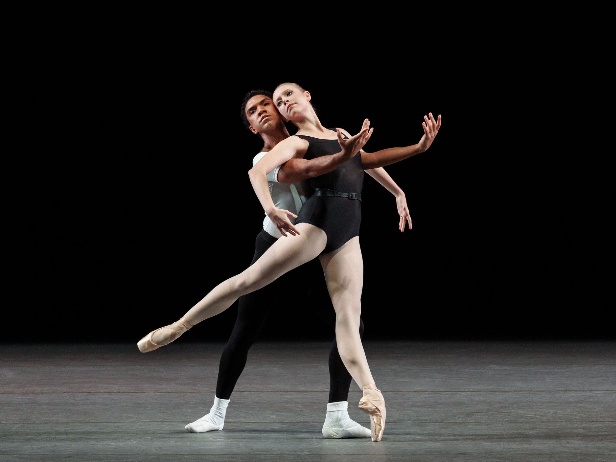 Dominika Afanasenkov and Victor Abreu in George Balanchine’s <i>The Four Temperaments</i> &copy; Erin Baiano