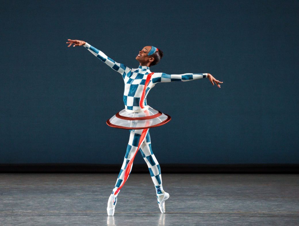 India Bradley in Justin Peck&rsquo;s <i>Pulcinella Variations</i> &copy; Erin Baiano
