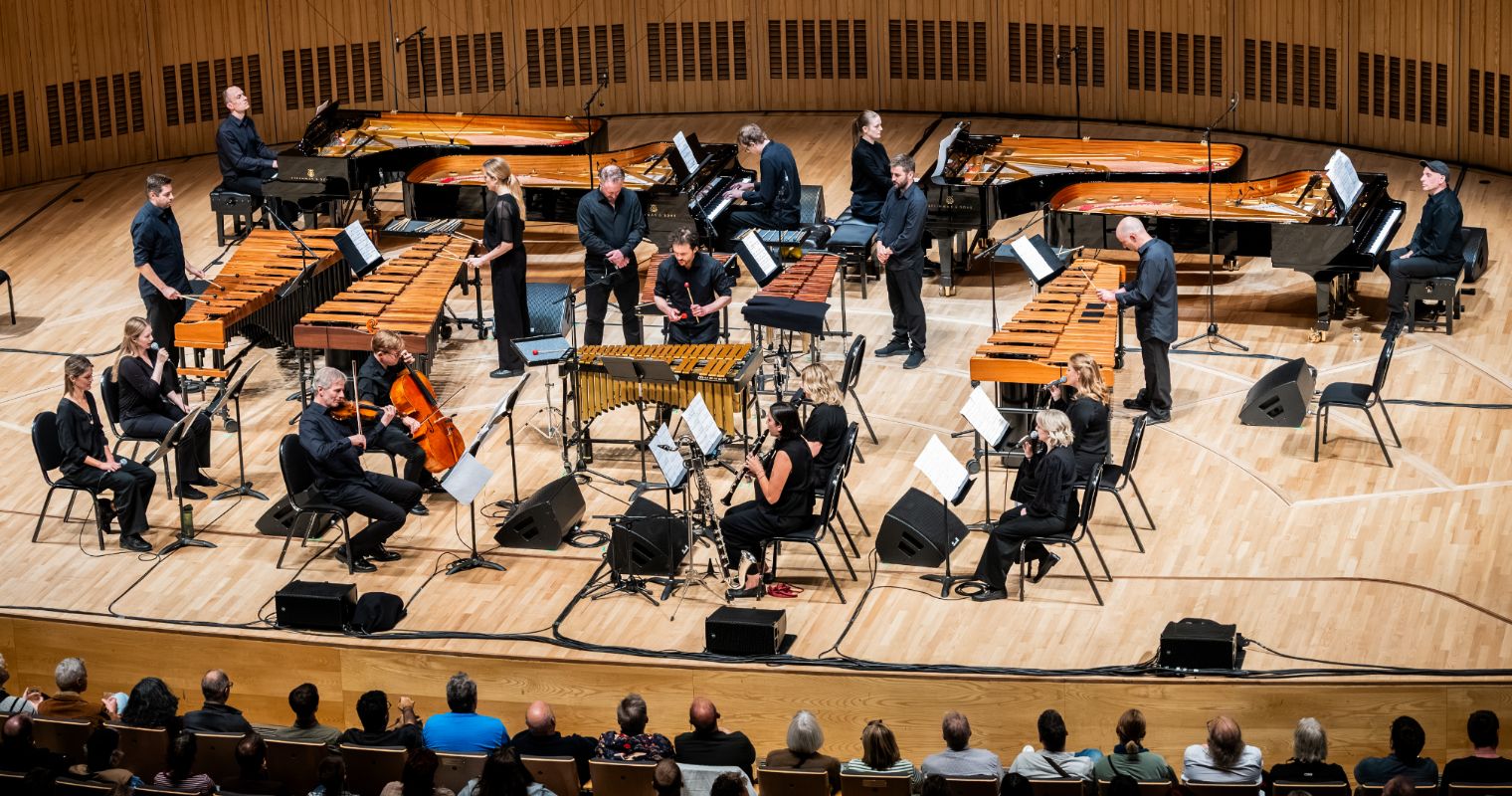 Steve Reich at 90: Colin Currie leads a Glasshouse celebration in Gateshead © Thomas Jackson | TyneSight Media