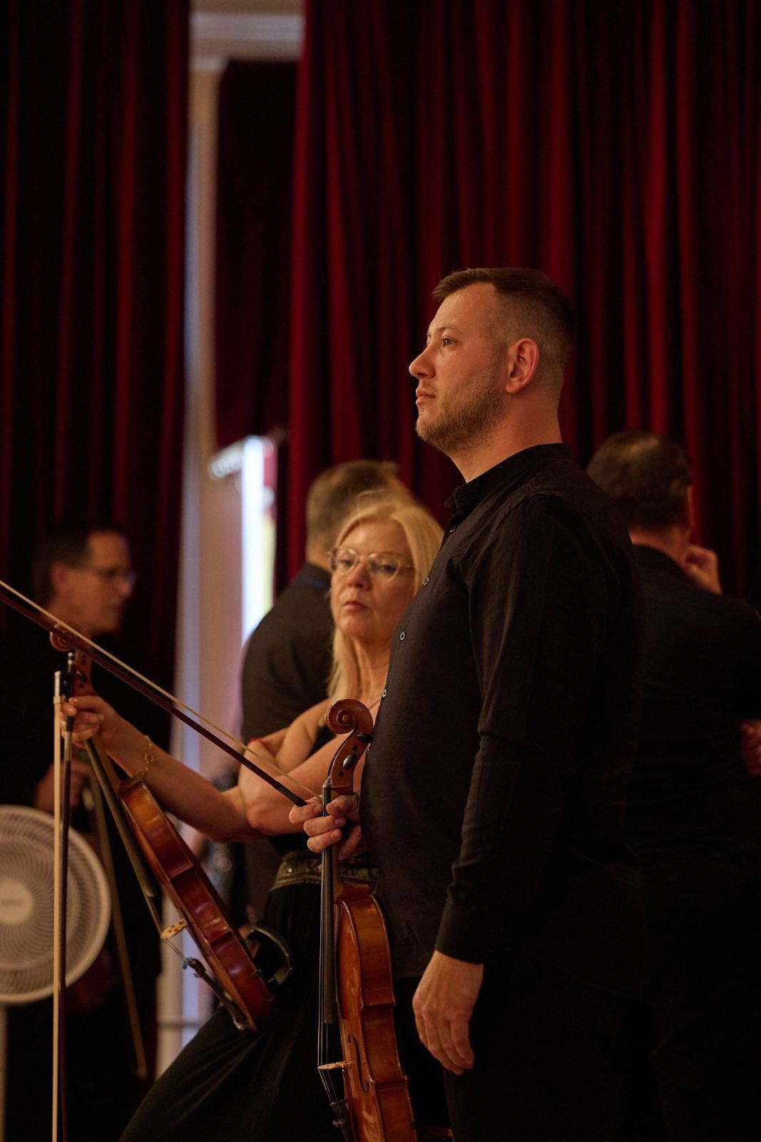 Oleksandr, a Kyiv native and the principal viola of the Philharmonic &copy; Sofia Johanson