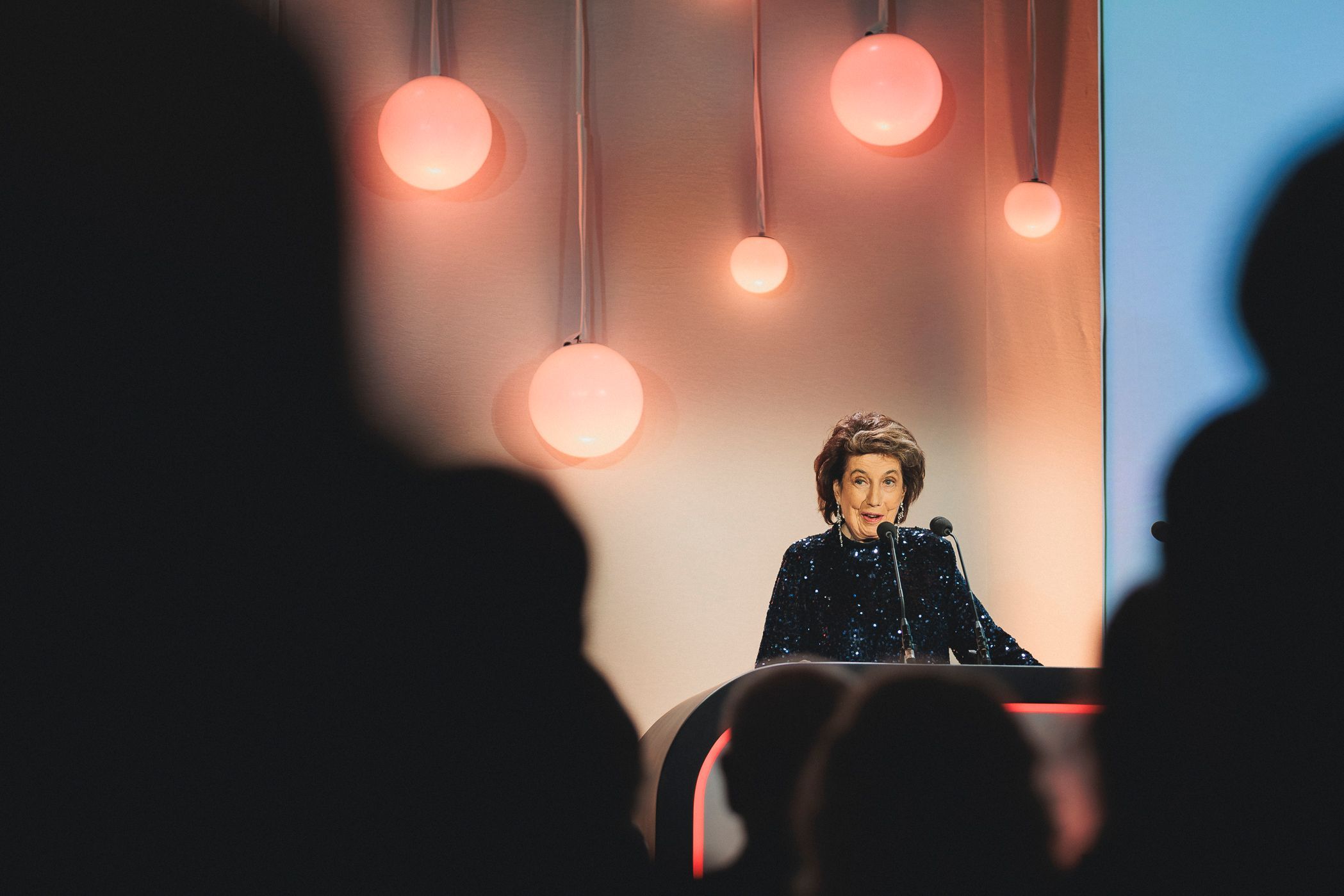 Dame Imogen Cooper accepts the Lifetime Achievement Award &copy; Jamie Hodgskin