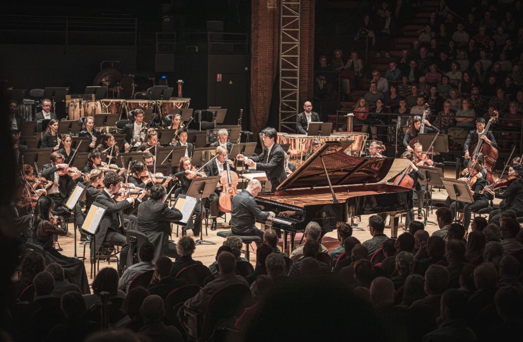 Nelson Goerner, Lio Kuokman et l'Orchestre National du Capitole de Toulouse &copy; Romain Alcaraz