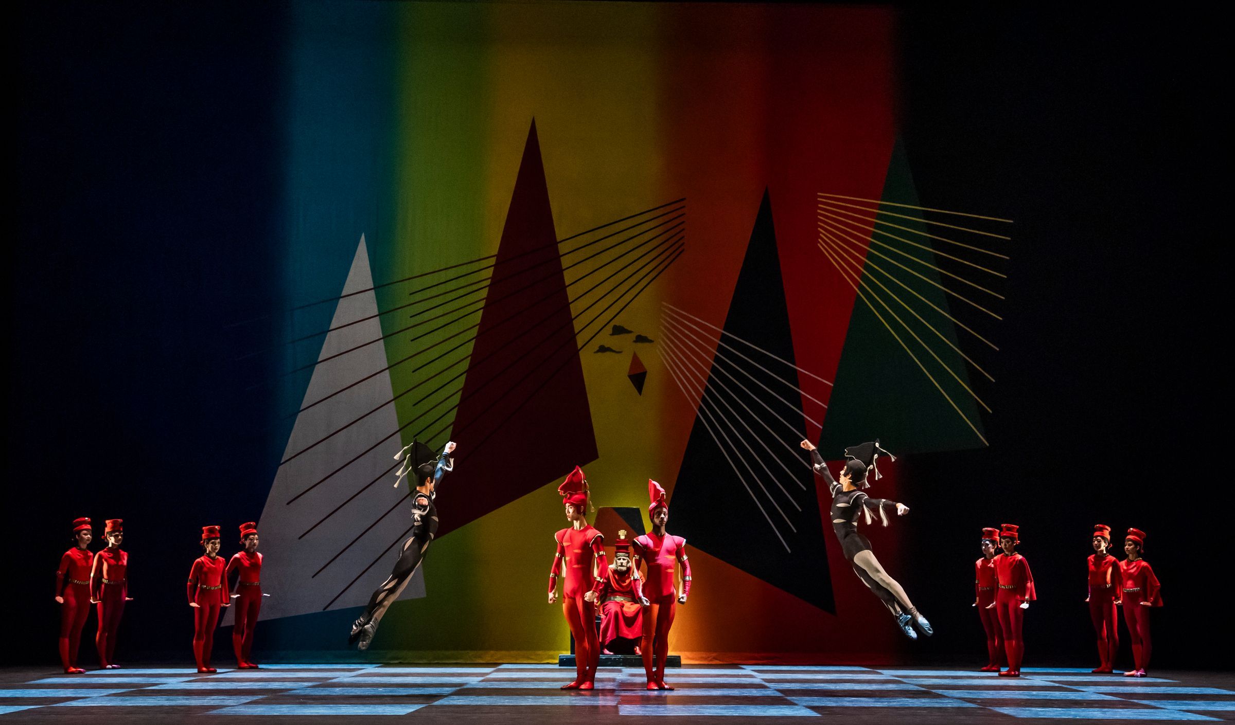The Royal Ballet and Royal Ballet School in Dame Ninette de Valois’ <i>Checkmate</i> &copy; 2026 Tristram Kenton