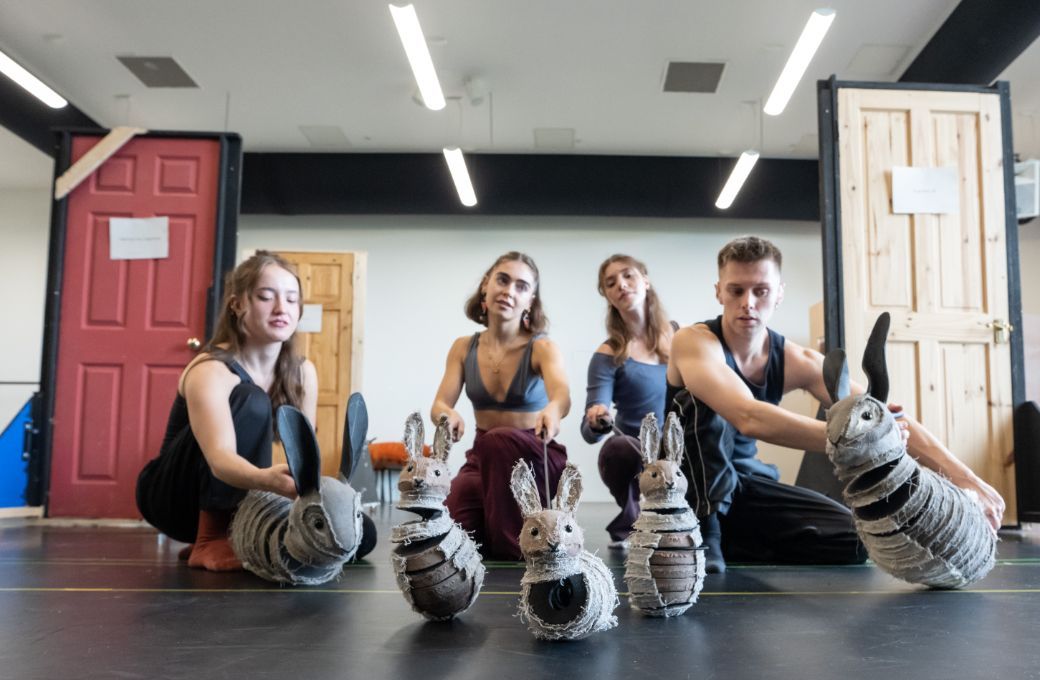 The company rehearsing <i>The Snowman</i> &copy; Johan Persson