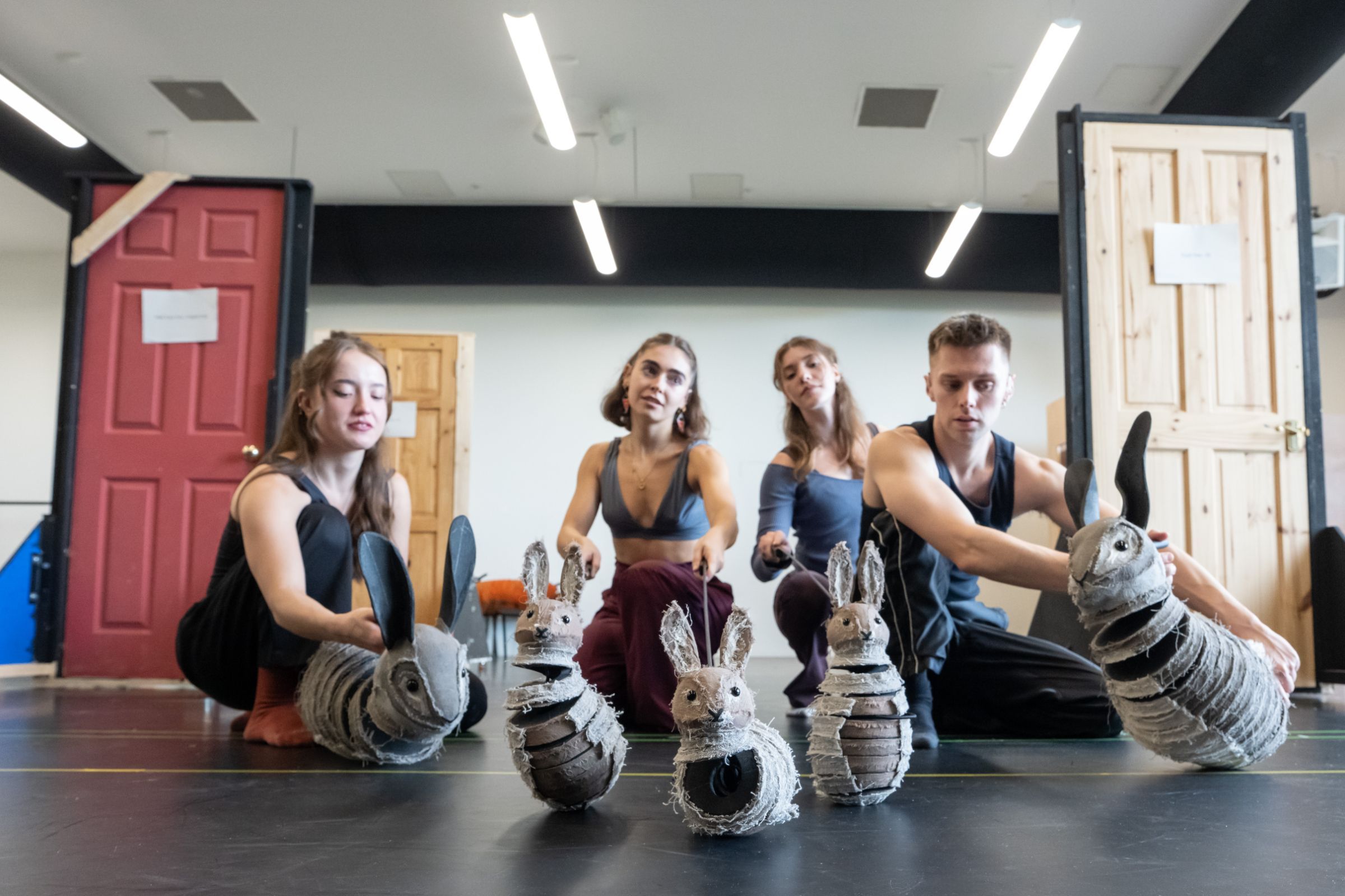 The company rehearsing <i>The Snowman</i> &copy; Johan Persson