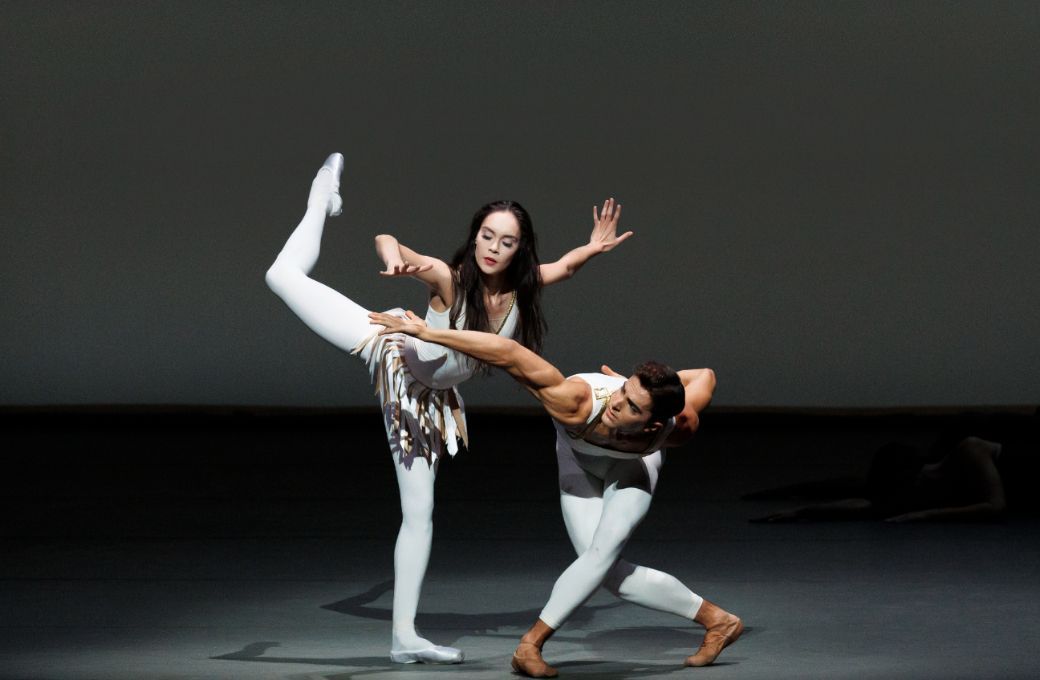 Mira Nadon and Davide Riccardo in George Balanchine&rsquo;s <i>Pithoprakta</i> &copy; Erin Baiano