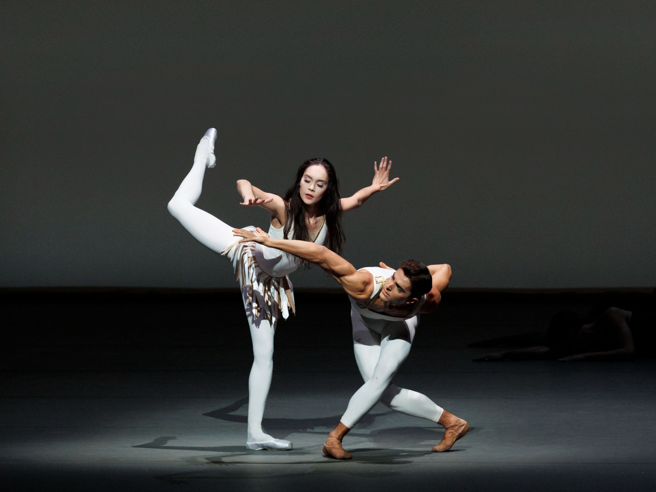 Mira Nadon and Davide Riccardo in George Balanchine’s <i>Pithoprakta</i> &copy; Erin Baiano