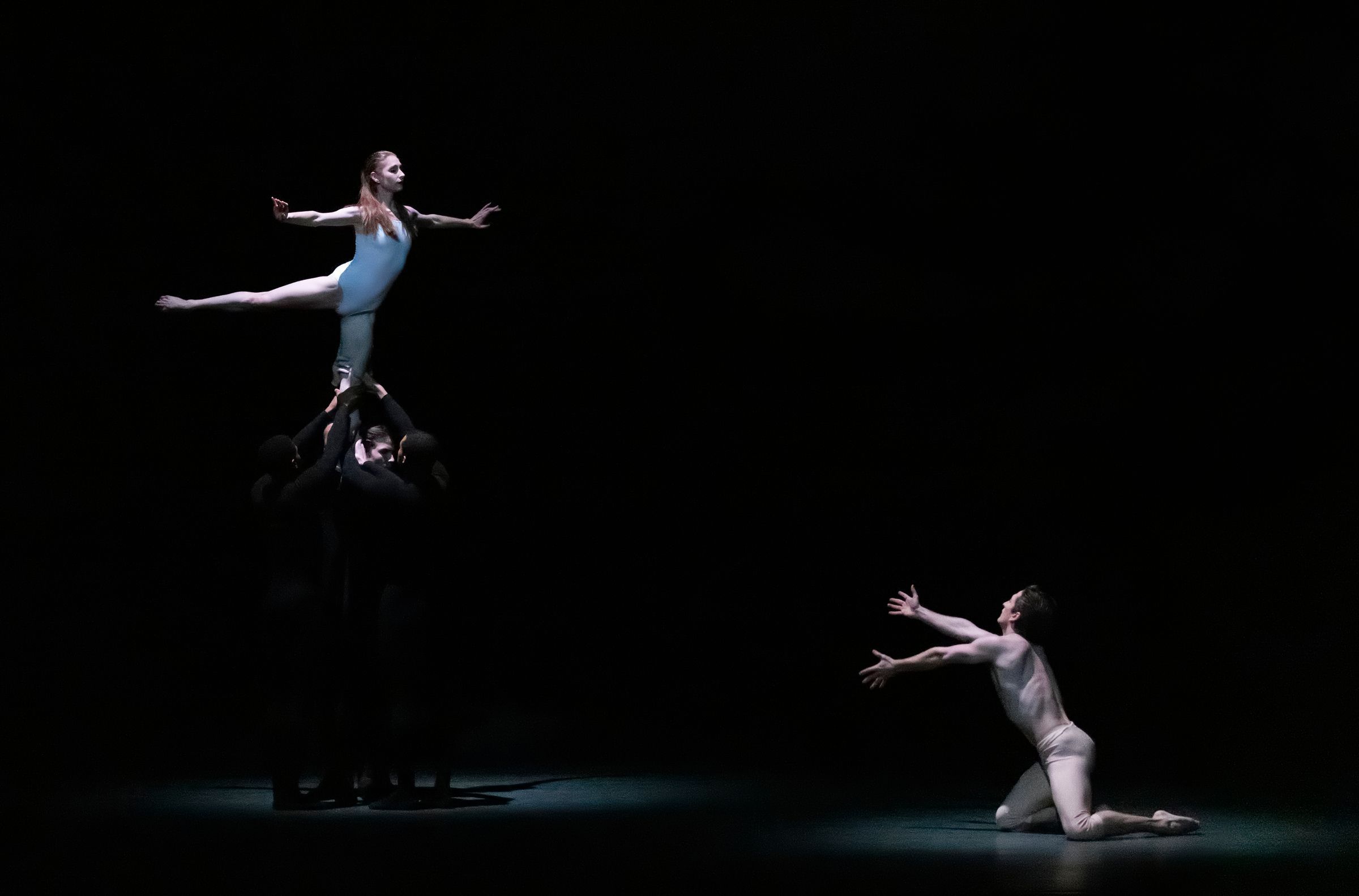 Ashley Laracey and the Company in George Balanchine’s <i>The Unanswered Question (from Ivesiana)</i> &copy; Erin Baiano