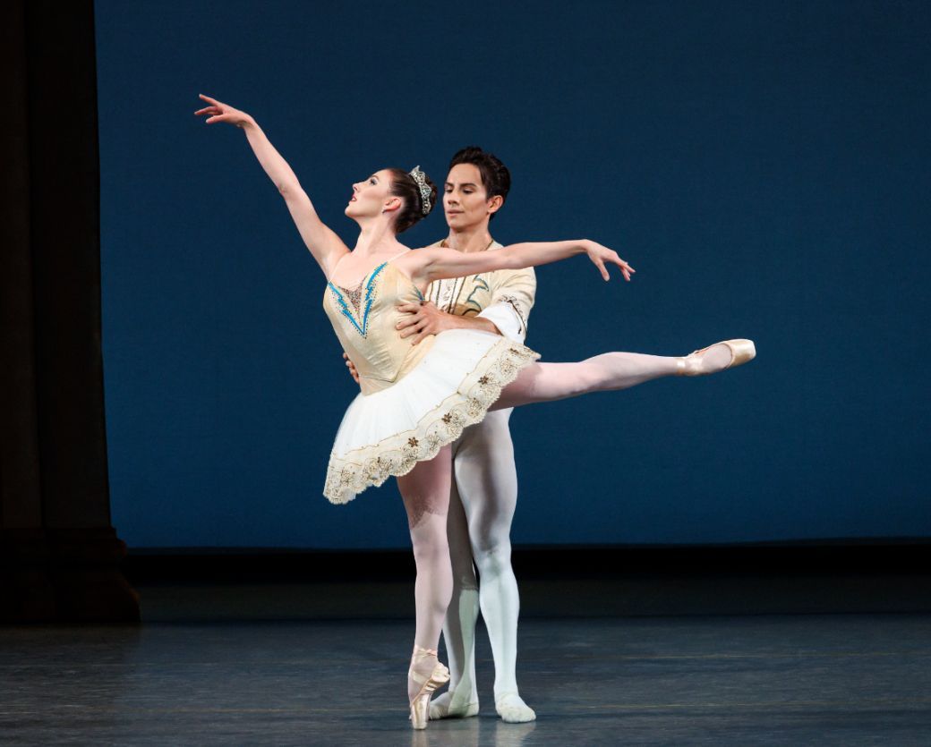 Tiler Peck and Roman Mejia in George Balanchine&rsquo;s <i>Theme and Variations</i> &copy; Erin Baiano