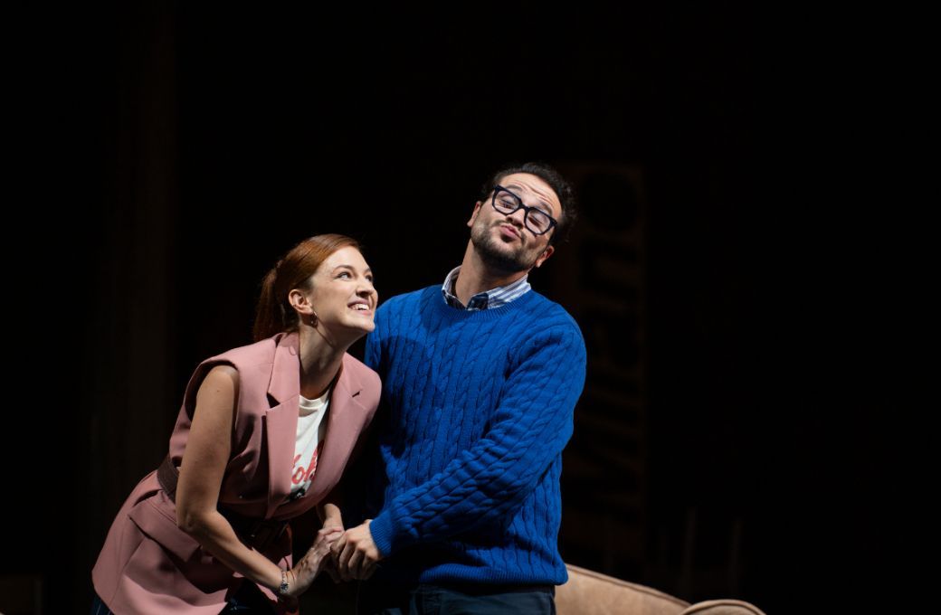 Marina Monz&oacute; (Nannetta) and Dave Monaco (Fenton) &copy; Fabrizio Sansoni | Teatro dell'Opera di Roma