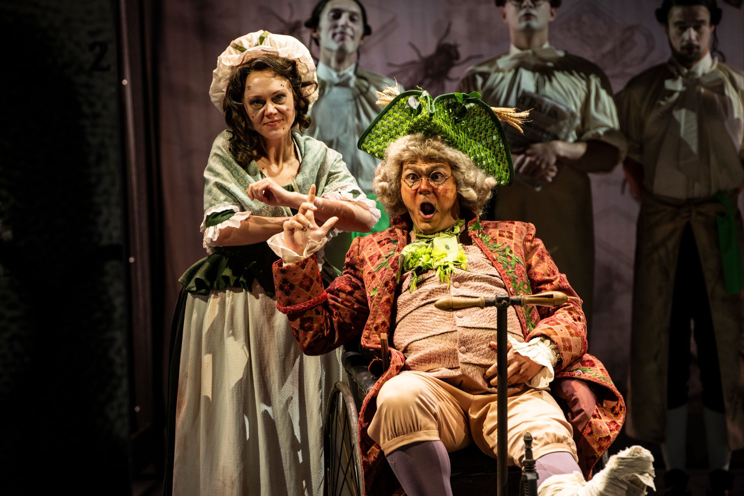 Kelli-Ann Masterson (Rosalia) and Stefan Astakhov (Gamberotto) &copy; Padraig Grant | Wexford Festival Opera