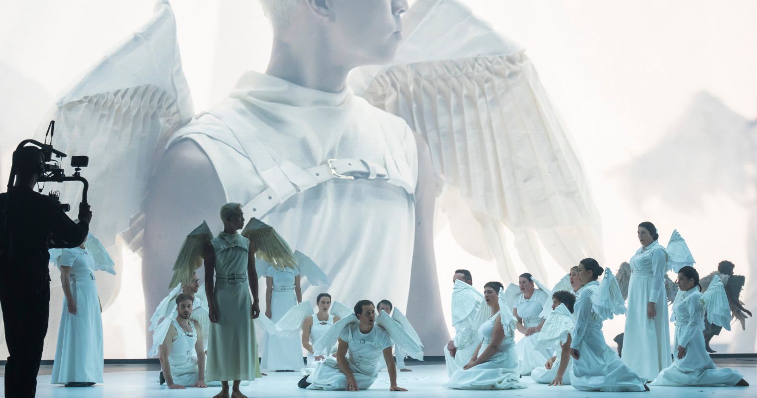 A polemic for our times: Du Yun and Royce Vavrek’s <i>Angel’s Bone</i> at English National Opera © Tristram Kenton