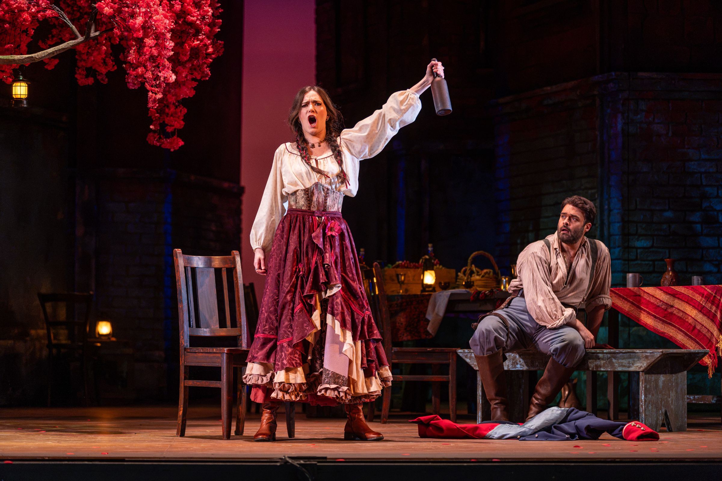 Charlotte Kelso (Carmen) and Gerard Schneider (Don José) &copy; Andrew Beveridge | AsbCreative