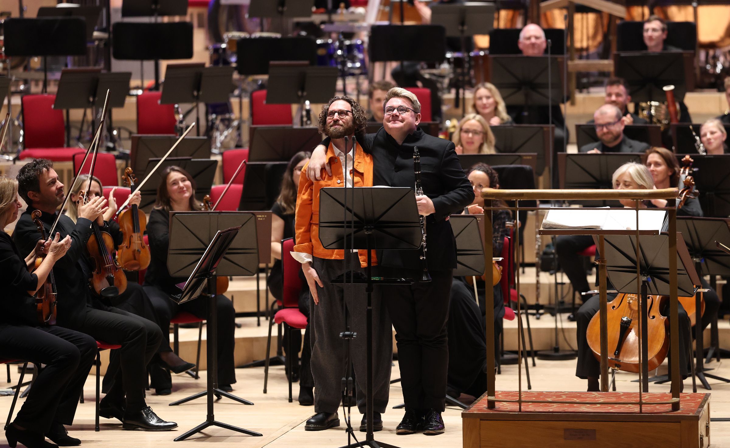 Gareth Higgins and Mark Simpson with the Royal Liverpool Philharmonic Orchestra &copy; Gareth Jones