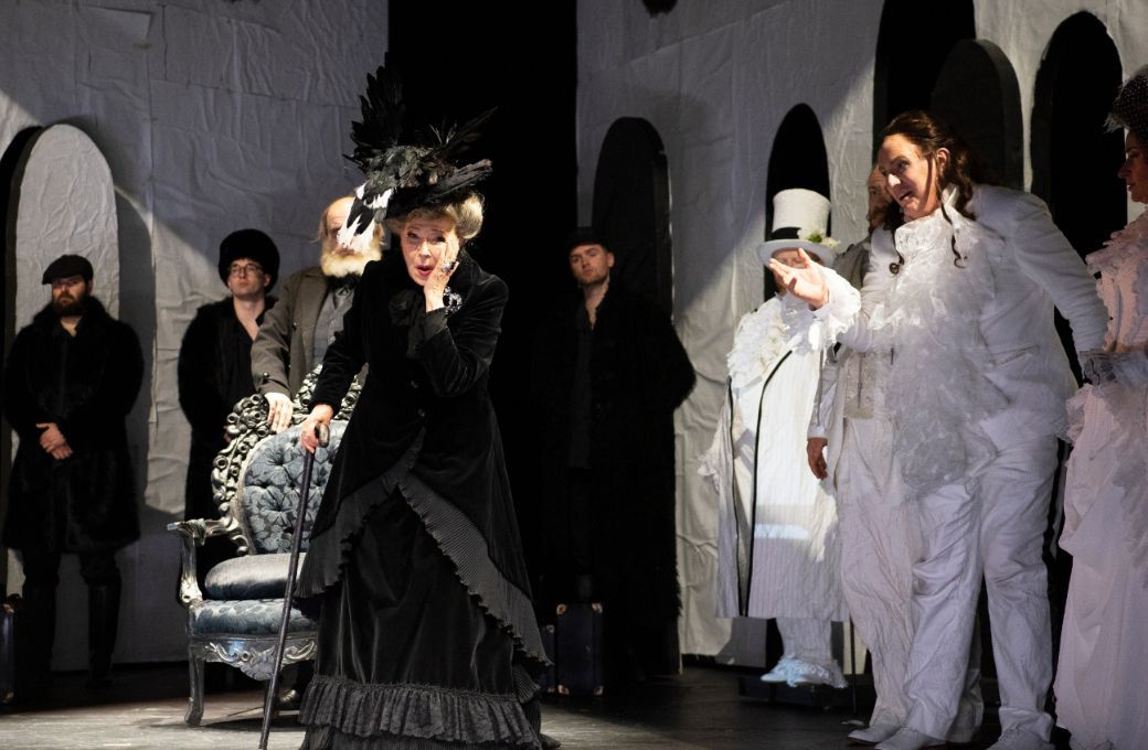 Clarry Bartha (Babulenka) and Gavan Ring (The Marquis) &copy; Padraig Grant | Wexford Festival Opera