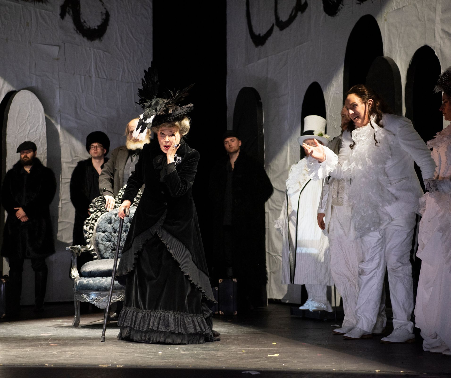 Clarry Bartha (Babulenka) and Gavan Ring (The Marquis) &copy; Padraig Grant | Wexford Festival Opera