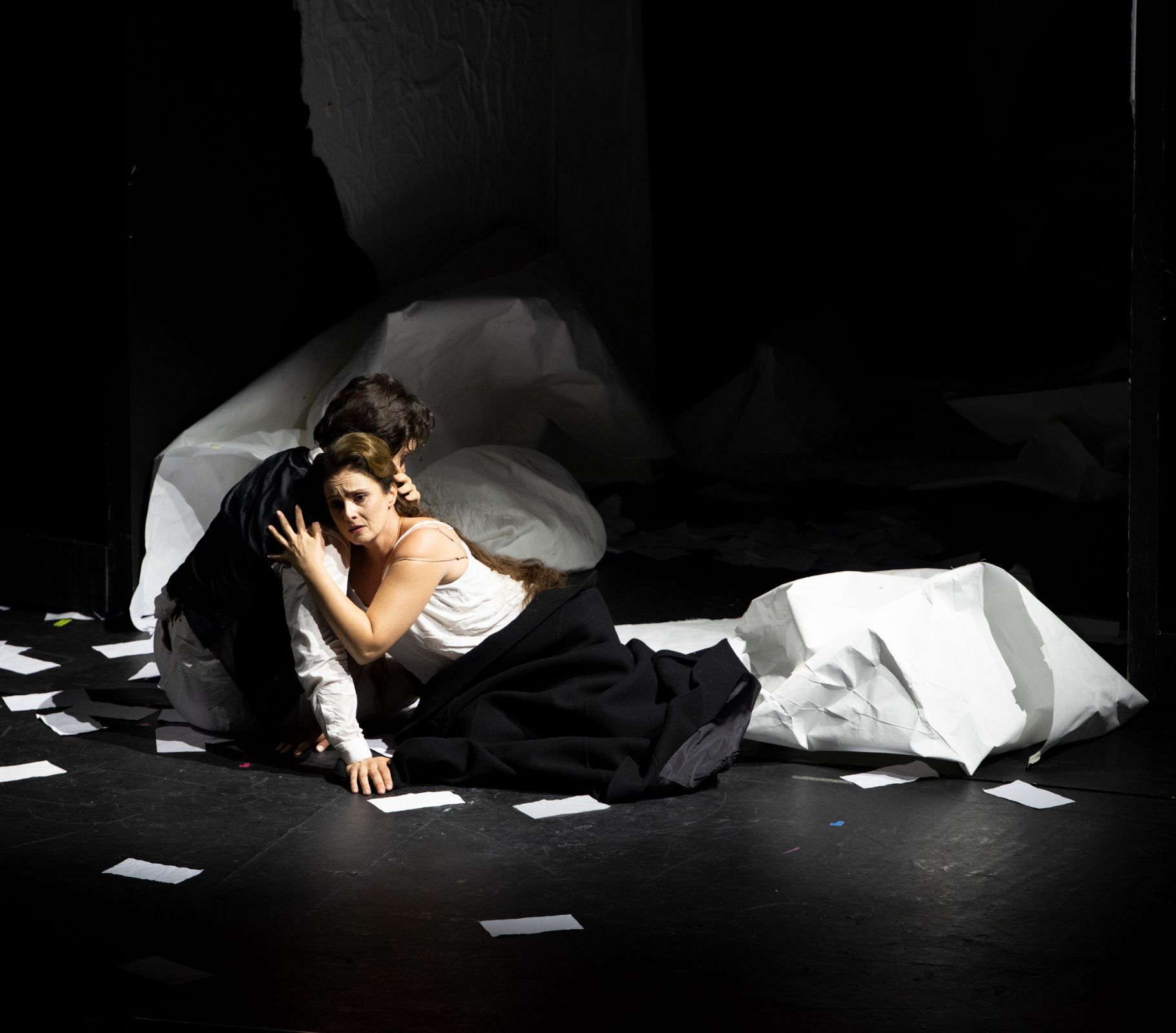 Igor Onishchenko (Alexei) and Sophie Gordeladze  (Polina) &copy; Padraig Grant | Wexford Festival Opera