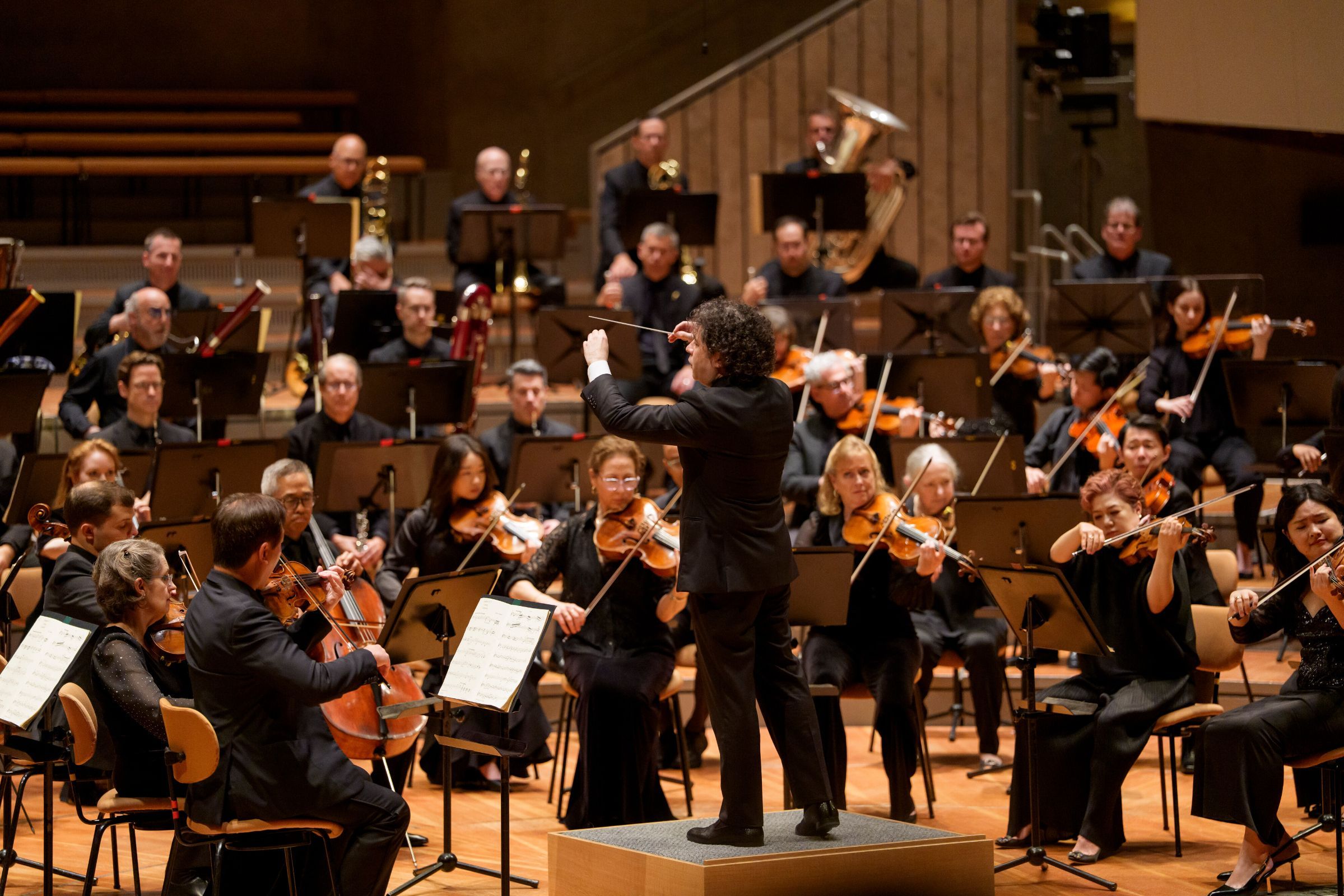 Gustavo Dudamel dirigiert die New York Philharmonic &copy; Todd Rosenberg