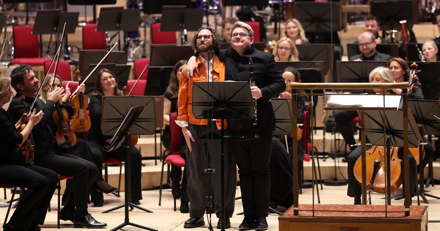 Mark Simpson makes massive impact in Gavin Higgins’ new <i>Clarinet Concerto</i> &copy; Gareth Jones