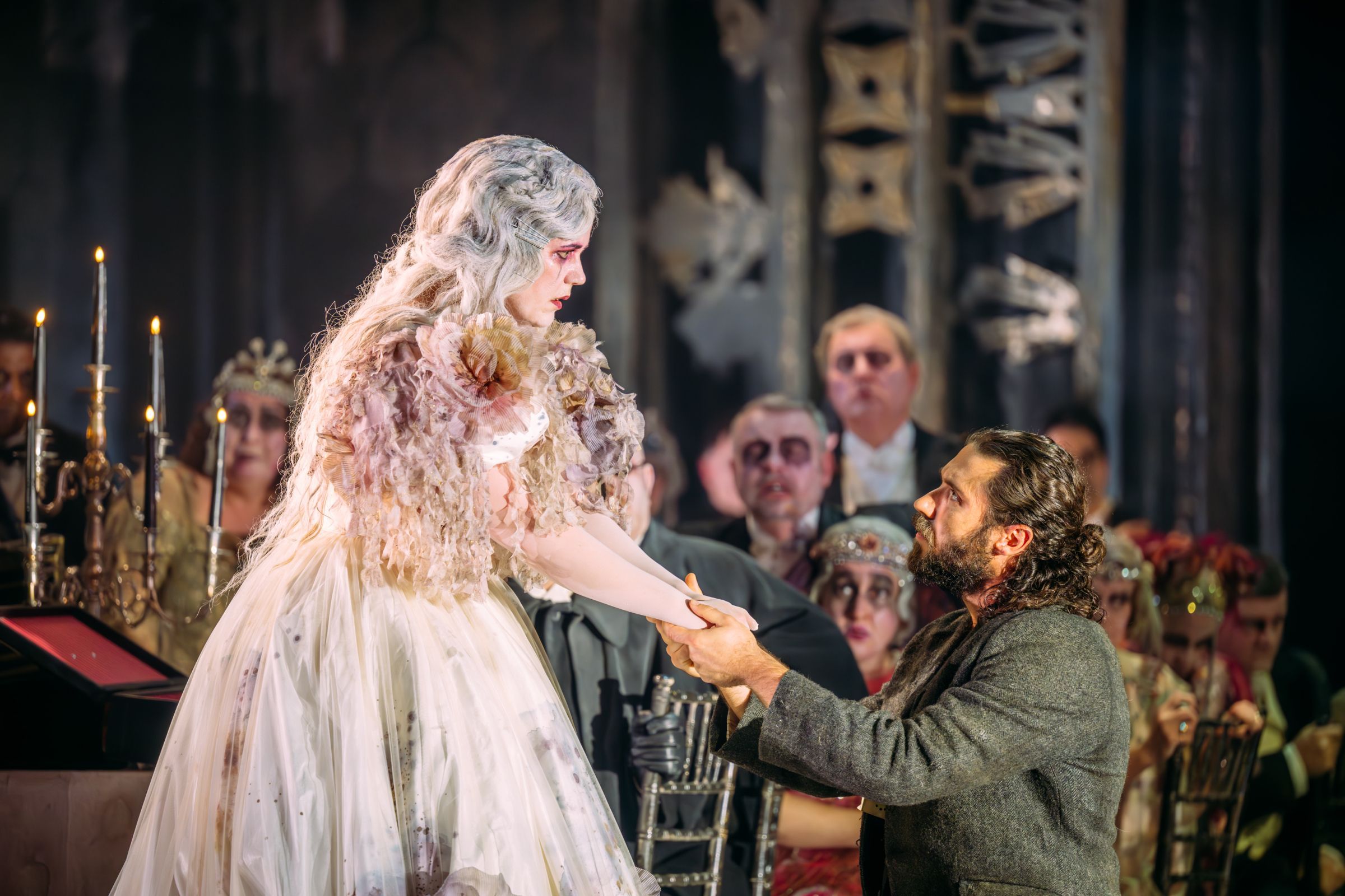 Trine Møller (Turandot) and Victor Starsky (Calaf) &copy; Mihaela Bodlovic