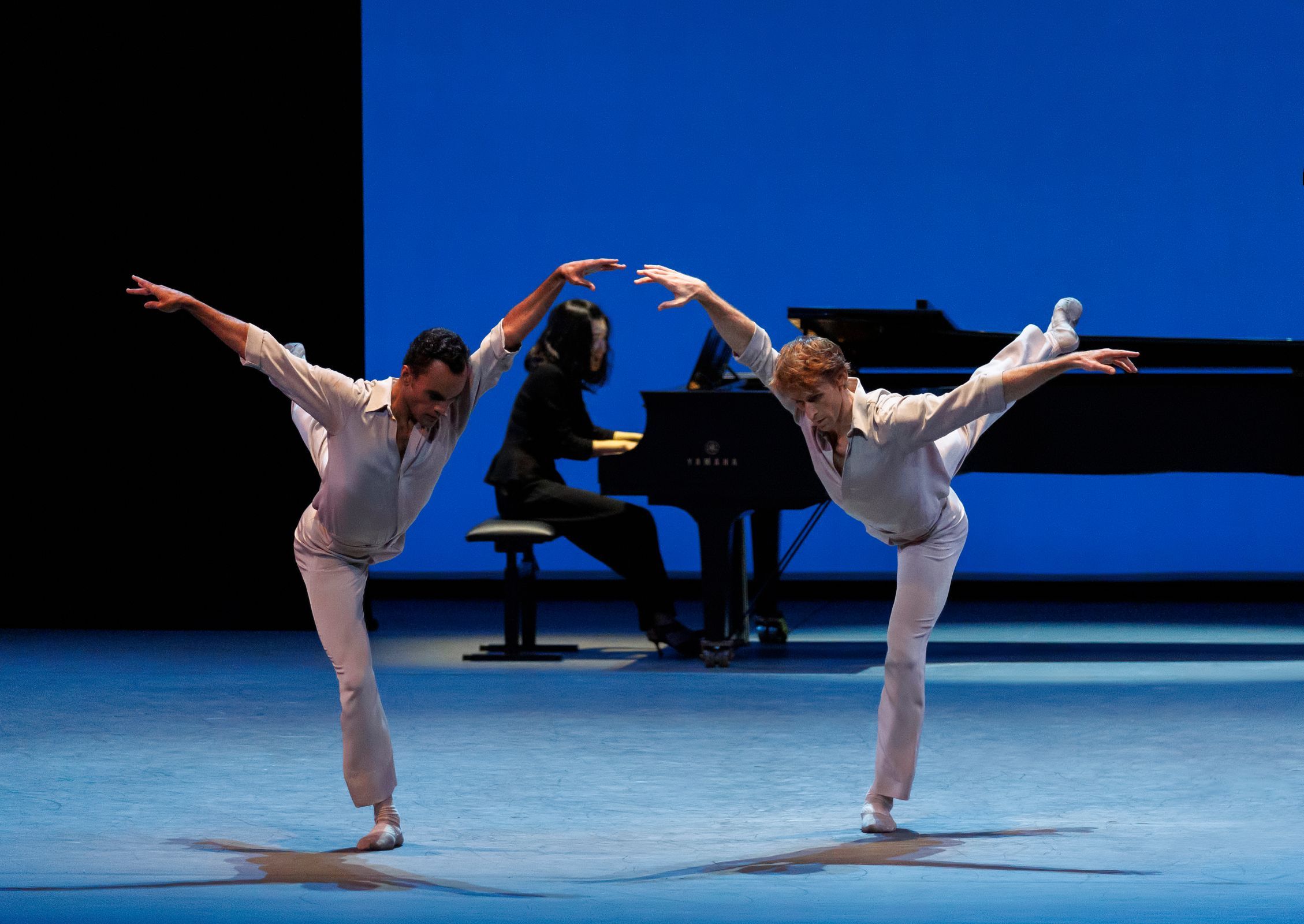 Taylor Stanley and Adrian Danchig-Waring <i>Each In Their Own TIme</i> by Lar Lubovitch &copy; Erin Baiano