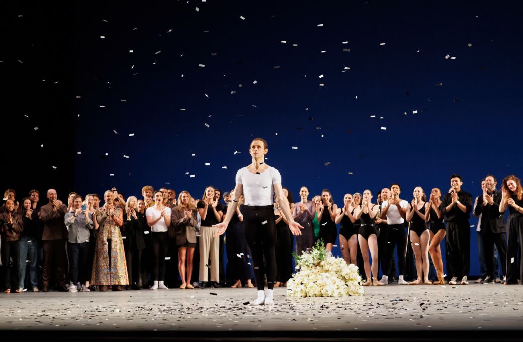 Adrian Danchig-Waring takes a final bow with New York City Ballet &copy; Erin Baiano