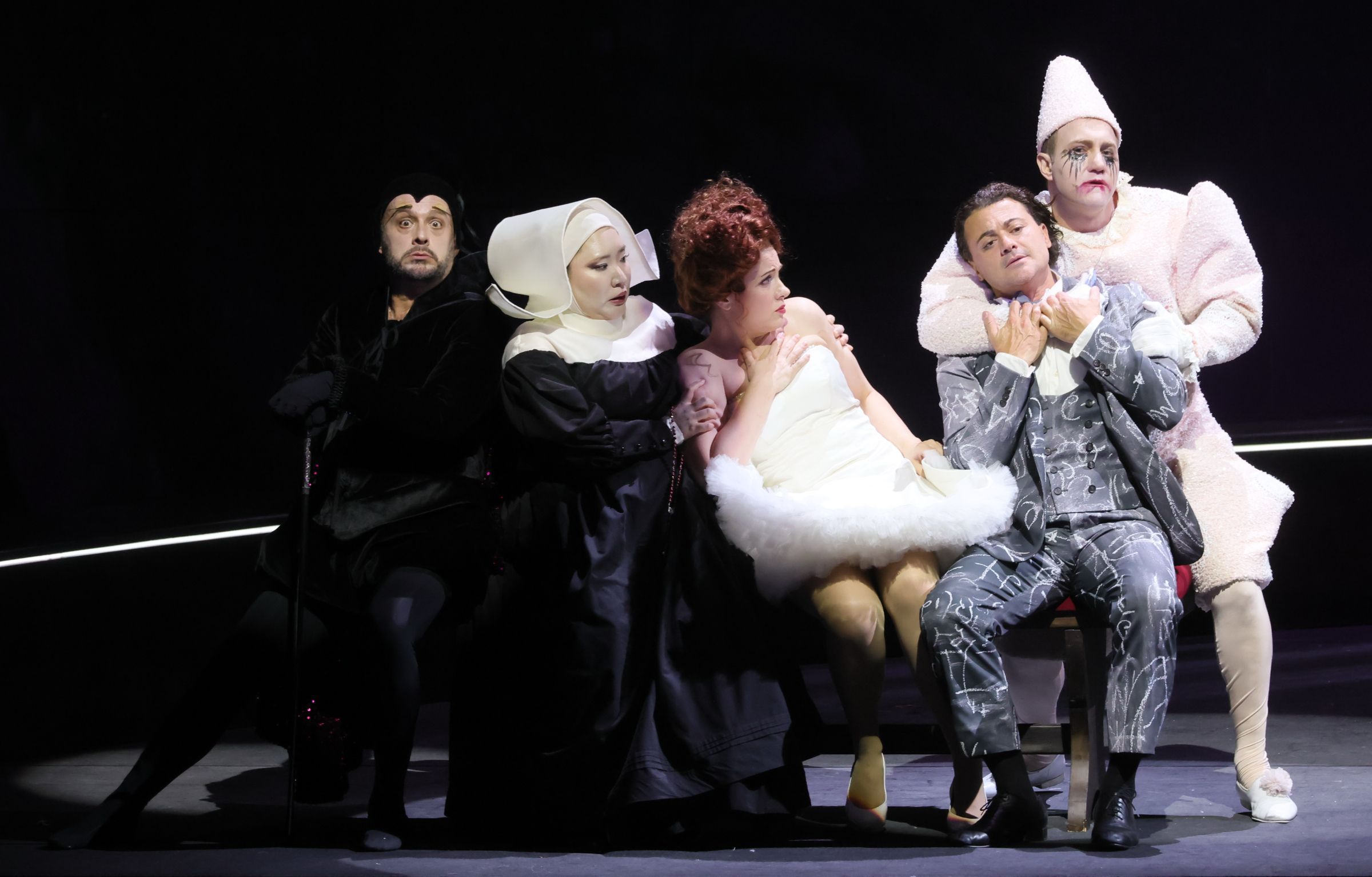 Alex Esposito, Hyeonsol Park, Marina Rebeka, Vittorio Grigolo and Ernesto Petti © Brescia e Amisano | Teatro alla Scala