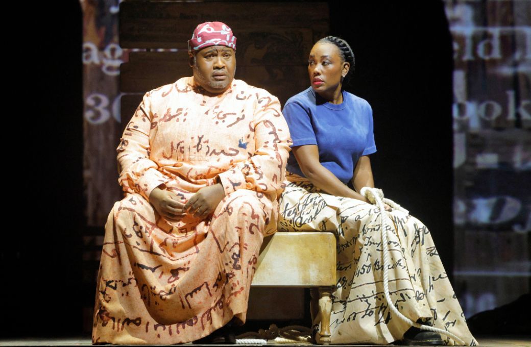 Issachah Savage (Omar) and Kearstin Piper Brown (Julie) © Cory Weaver | Lyric Opera of Chicago