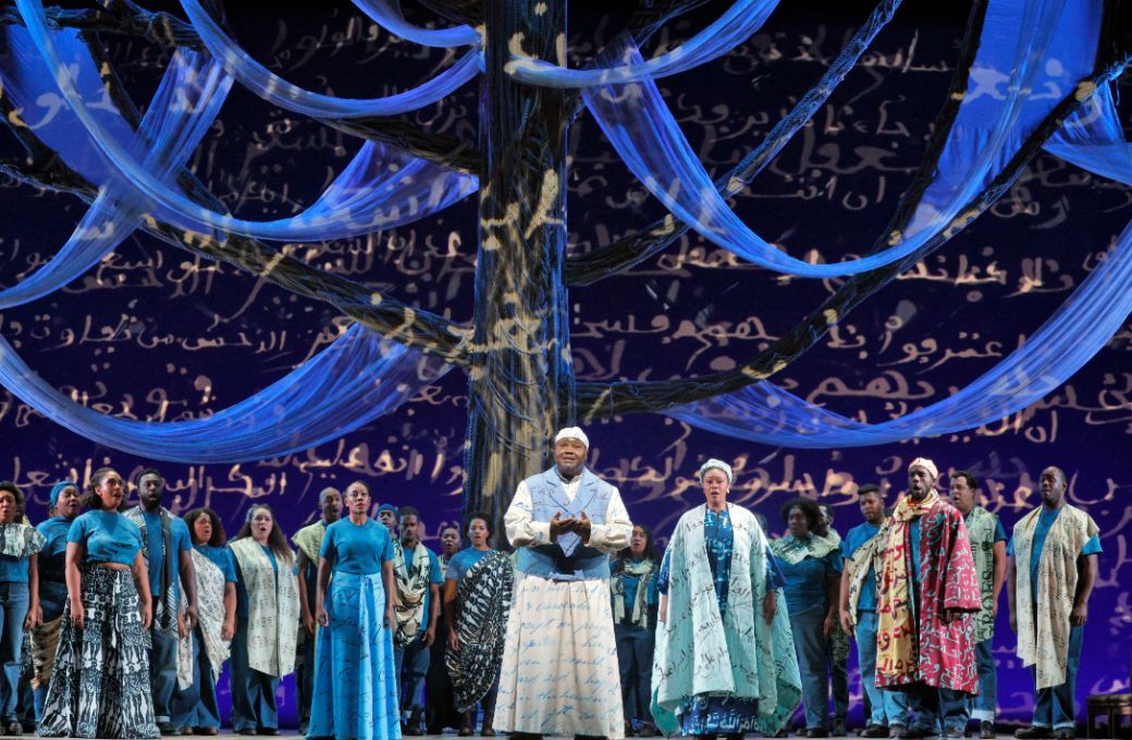 The cast of <i>Omar</i> at Lyric Opera of Chicago © Cory Weaver | Lyric Opera of Chicago