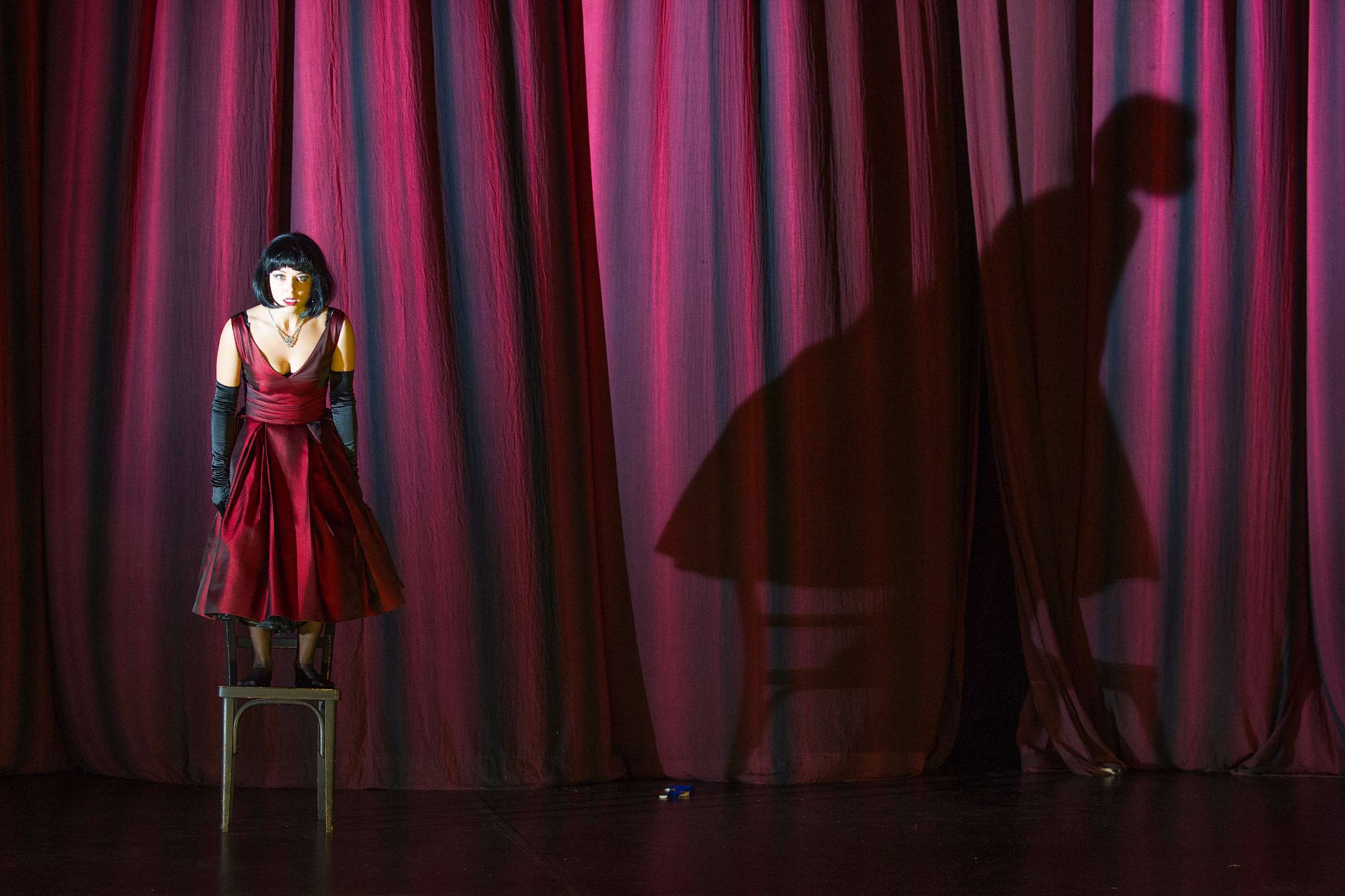 Corinne Winters (Violetta) at ENO &copy; Tristram Kenton