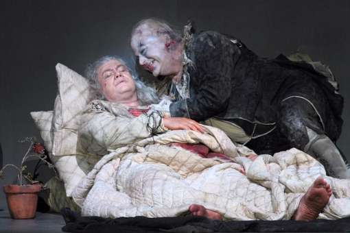Stuart Skelton (Tristan) and Craig Colclough (Kurwenal) at ENO © Catherine Ashmore