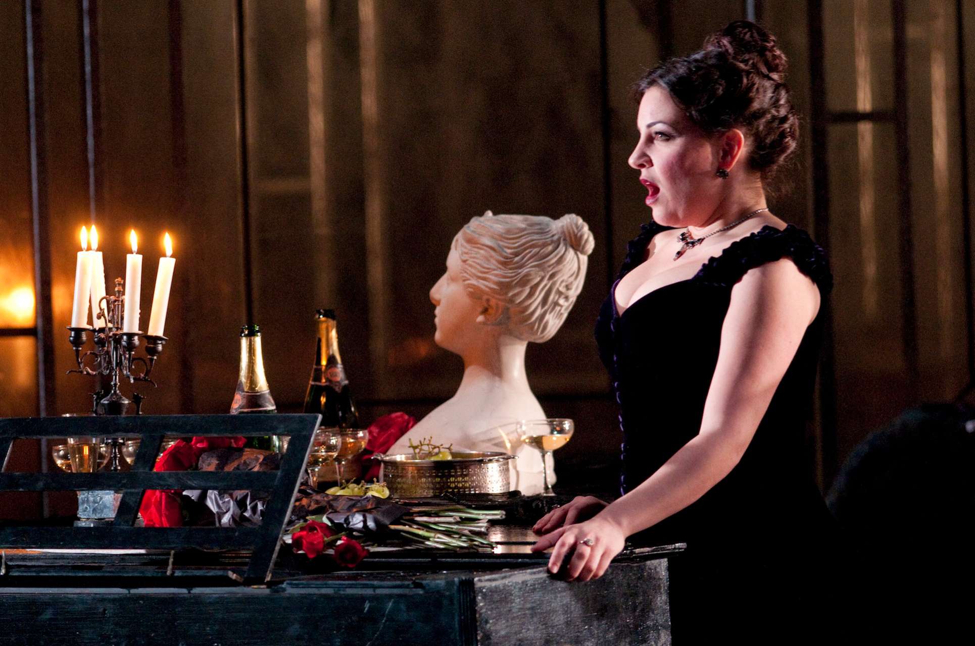 Joyce El-Khoury (Violetta) at Welsh National Opera &copy; Roger Donovan