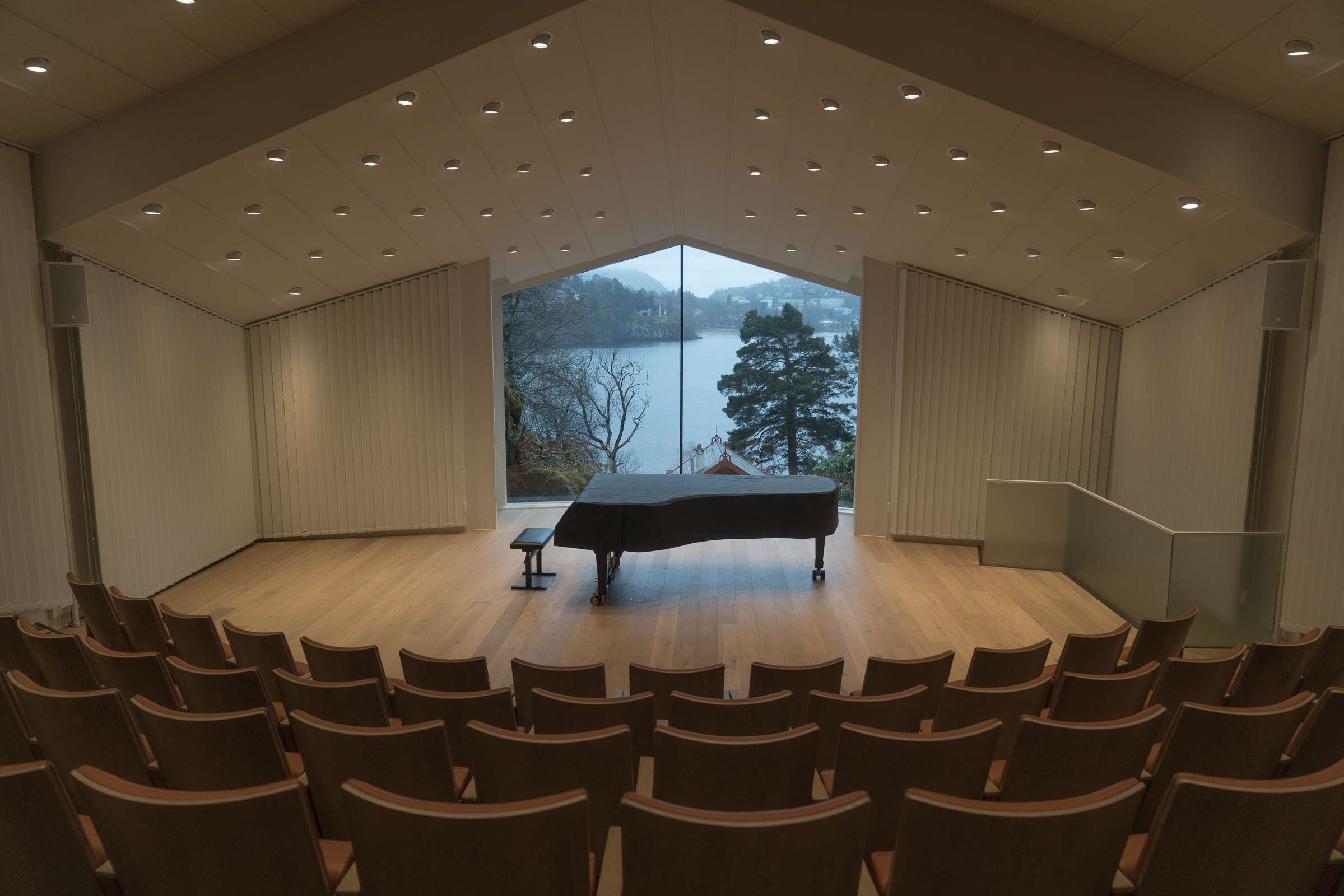 Concert Hall at the Edvard Grieg Museum Troldhaugen &copy; David Karlin | Bachtrack Ltd