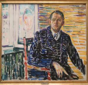 Edvard Munch: Self-portrait in the clinic (1909) in KODE 3 &copy; David Karlin | Bachtrack Ltd