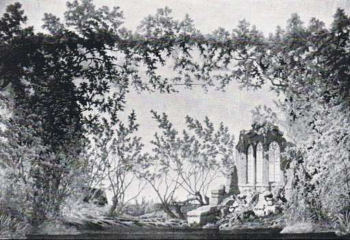 Set for the 2nd Act of <i>Swan Lake</i>, designed in 1895 © Wikicommons