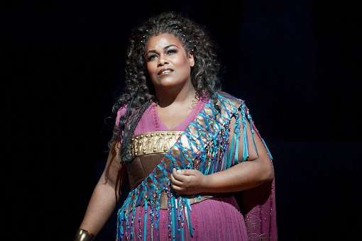 Latonia Moore as Aida at the Metropolitan Opera &copy; Cory Weaver | Metropolitan Opera