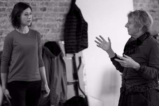 Susanna Hurrell being rehearsed by Selina Cadell © Patrick Cadell
