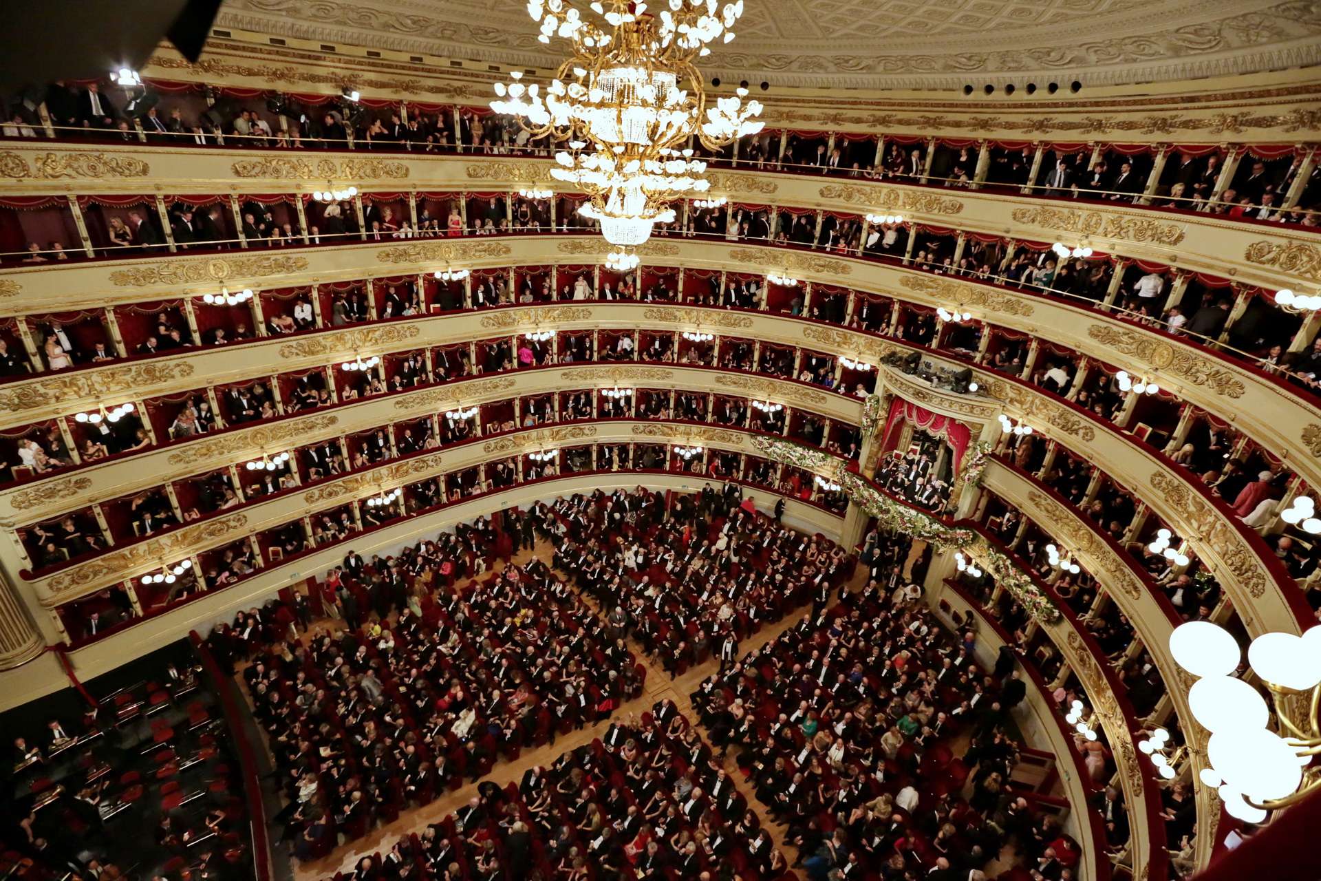 The auditorium at La Scala © Marco Brescia & Rudy Amisano | Teatro alla Scala