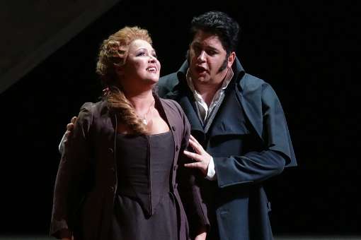 Anna Netrebko (Maddalena) and Yusif Eyvazov (Andrea Ch&eacute;nier) &copy; Brescia/Amisano | Teatro alla Scala