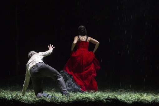 Asmik Grigorian (Tatyana) and Günter Papendell (Onegin) &copy; Iko Freese | drama-berlin.de (2016)