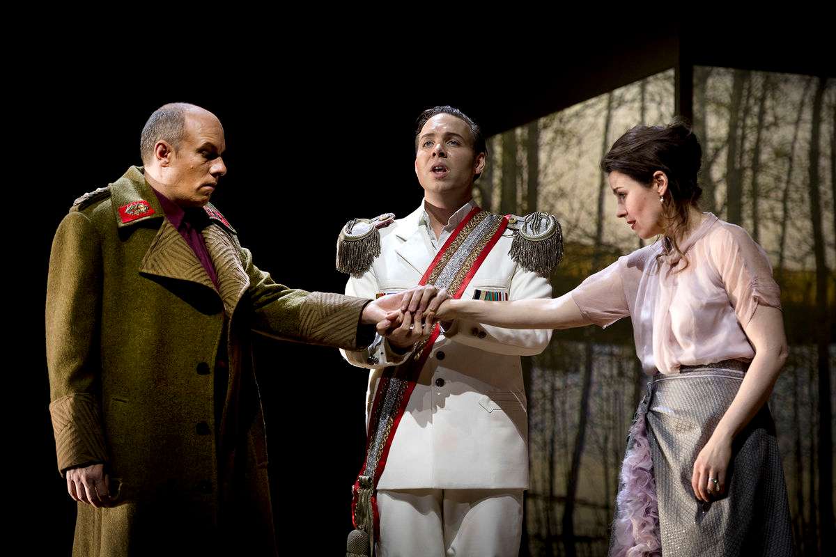 Paul Hopwood (Varo), Christopher Lowrey (Arminio) und Anna Devin (Tusnelda) © Alciro Theodoro da Silva