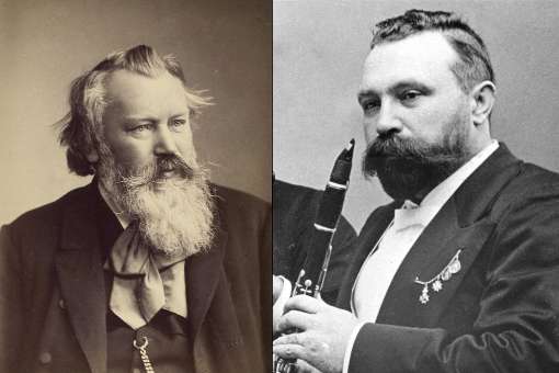 Johannes Brahms and Richard Mühlfeld © Wikicommons