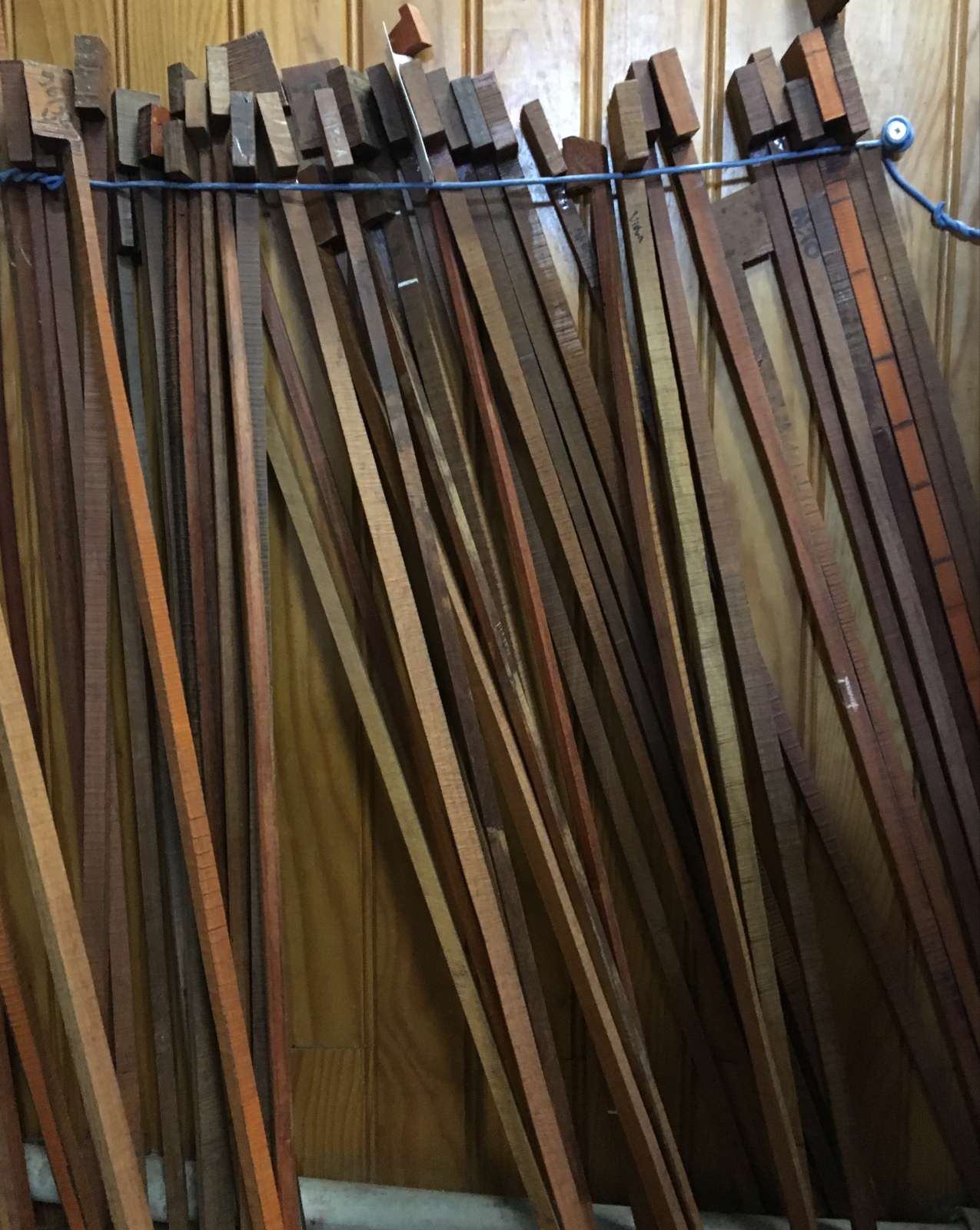Brazilwood bow sticks © Tristan Labouret / Bachtrack