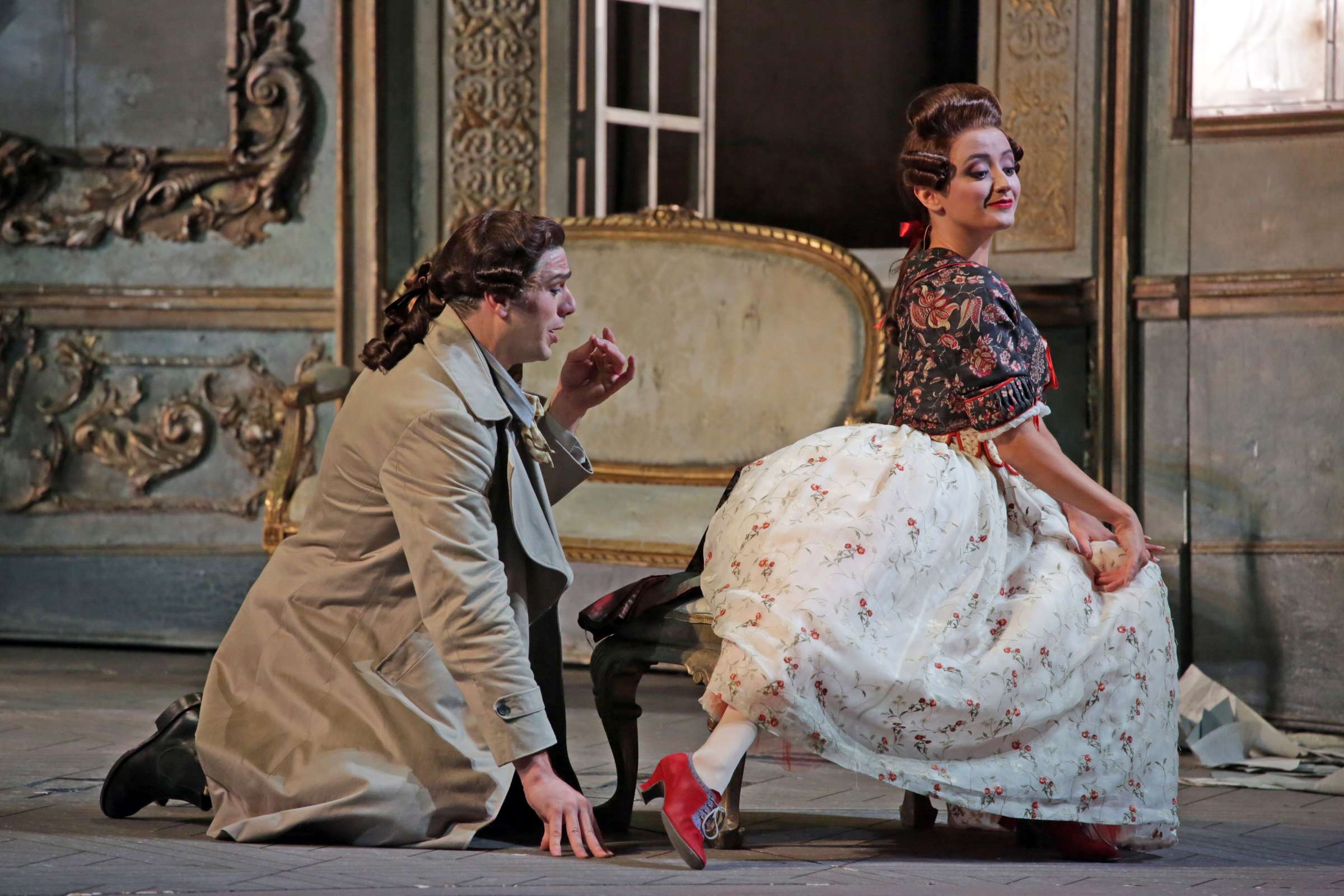 Mattia Olivieri (Nardo) and Giulia Semenzato (Serpetta) &copy; Marco Brescia &amp; Rudy Amisano | Teatro alla Scala