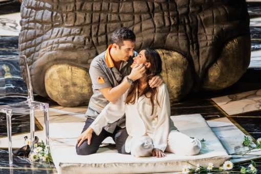 Vito Priante (Figaro) and Elena Sancho Pereg (Susanna) &copy; Yasuko Kageyama | Opera di Roma