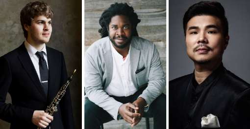 Thomas Hutchinson, Dashon Burton, Dong Hwan Lee &copy; Daniel Delang / Tatiana Daubek / Sonosu