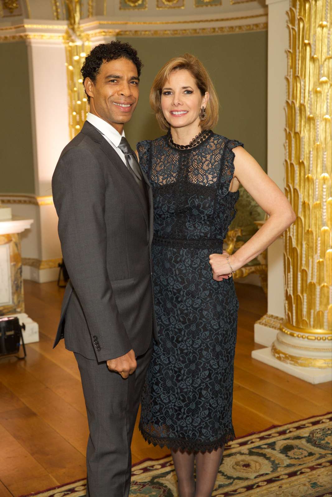 Carlos Acosta with Dame Darcey Bussell at the RAD Queen Elizabeth II coronation award © Piers Allardyce
