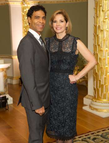Carlos Acosta with Dame Darcey Bussell at the RAD Queen Elizabeth II coronation award © Piers Allardyce