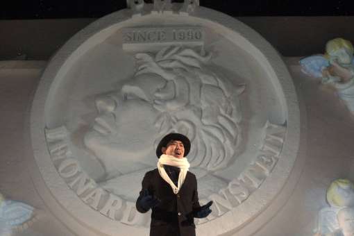 Pacific Music Festival's tribute to Leonard Bernstein at Sapporo Snow Festival, Japan &copy; Pacific Music Festival