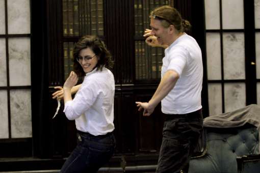Jacquelyn Stucker and Stefan Herheim rehearsing <i>Pique Dame</i> © ROH | Catherine Ashmore